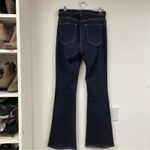 Banana Republic  High Rise Flare Jeans Womens 28 Dark Wash Blue Denim Stretch Photo 6
