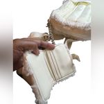 ASPEN cozy crossbody quilted faux soft sherpa trim Photo 3