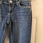 Twelve K Y2K Rhinestone Jeans Women's Size 9 Low Rise Vintage 12K Embellished Blue Photo 5