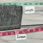 PINK - Victoria's Secret VS PINK Cool & Comfy Leggings Gray Mid Rise Side Slit Cutout Women’s Large Photo 2