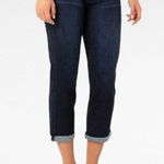 Liverpool Jeans Vintage Super Dark Michelle Denim Capris Size 6/28 Photo 1