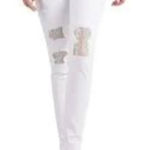 Judy Blue JEANS WHITE LACE PATCH SKINNY FIT SIZE 26 Photo 0