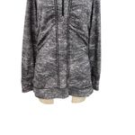 Lululemon Cypress Kiss 1/2 Zip Top Sweatshirt Rush Jacquard Black White Size 10 Photo 4