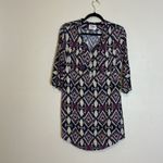 Anthropologie  Holding Horses Mira Ikat shirt dress Size 0‎ Photo 3