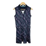 Callaway  Floral Golf Dress Blue Pink Sleeveless Opti-Dri‎ Women Size Medium Photo 2