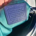 Coach Blue Leather Large Purse Photo 2