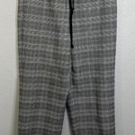 Aritzia Babaton Plaid Pull On Pant Black/White Plaid Size Small Photo 0