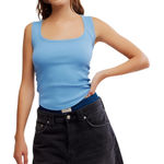 Free People  Hummingbird Stretch Cotton Top | Women’s Fitted Casual Tee Photo 0