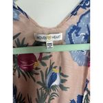 Woven Heart  Pink floral Gauze Boho Ruana Wrap Summer Lightweight O/S Photo 2