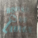 Juicy Couture Vintage Juicy Couture Velour Hoodie Medium Grey House of Juicy Graphic Y2K Photo 3