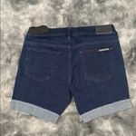Armani Exchange  Blue Jean Shorts Casual Mid-Rise Photo 3