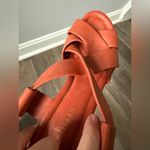 Cole Haan X Nike Air Heels Pumps Strappy Sandals Funky Retro Orange Coral Size 7 Photo 9
