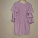 Amanda Uprichard  REVOLVE Pink Tiered Sleeve Short Dress L Photo 4