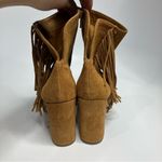 Gianni Bini Renny fringe peep toe booties size 10 Photo 4