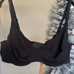 SKIMS  Cotton Jersey T-Shirt Underwire Bra Soot 34DDDD Photo 2