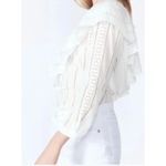 Veronica Beard Cruz Eyelet One Shoulder Top Womens Size 6 Photo 4