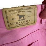 Lauren Jeans Co. Ralph Lauren Vintage 100% Cotton Pink Cropped Jeans Size 12 Photo 3