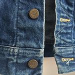 Lee Vintage  Women's 38 Button Front Jean Trucker Jacket Blue Denim Western Coat Photo 5