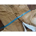 wilson's leather Vintage  Toggle Chore Coat Barn Jacket Faux Fur Size Large L Hood Photo 5