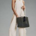 Anthropologie Daily Practice S Jumpsuit One Piece Pant Outfit Sleeveless Silk White Photo 1