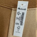 Madewell  color block sweatshirt NWT two tone gold long sleeve womens size medium Photo 2