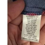 Yumi Kim  Kennedy Sunny Side‎ Navy Floral Wrap Dress Short Sleeve Size Small Photo 3