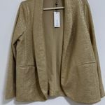 Molly Bracken  Gold Suit Shimmer Blazer and Shorts Photo 5