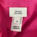 River Island Vibrant Pink Satin Garden Affair Dress Photo 5