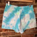 DKNY Custom Tie Dye Denim Jean Shorts Size 10 Photo 7