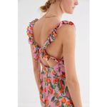 Finders Keepers NWT  Aranciata Mini Dress Sz 6 Pink Clementine Linen Summer Girly Photo 5