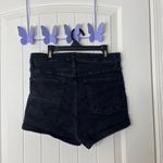 Wild Fable women’s solid black denim stretch short shorts size 10 Photo 2