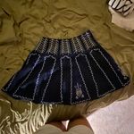 Alya Blue White Striped Skirt Photo 3