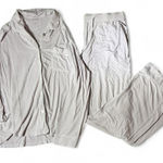 Cozy Earth Viscose Bamboo Pajama Set Button Down Shirt Pants Light Pink 2 Piece Photo 0