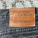 PS Gitano Vintage High Waisted Mom Jeans Black Denim 18 Short Size 18P Photo 8