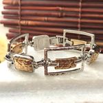 Lia Sophia  Link Bracelet Silver & Gold Tone Photo 1