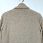 TSE  100% Cashmere Beige Detailed Knit Open Cardigan Sweater Size Medium Photo 4