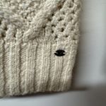 American Eagle  Womens Cream Beige Crewneck Sweater Textured Knit Size Large Photo 3