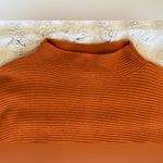 Chico's Chico’s Black Label 100% Cashmere Sweater Rust Orange Boxy Cropped size 1 medium Photo 5