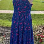 Lilly Pulitzer  Vibrant Blue and Pink Lace Camella Midi Dress Photo 5
