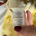 Rabbit Rabbit Designs Yellow Floral Sleeveless Fit Flare Dress Size Medium Photo 6