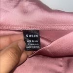 SheIn Pink Satin Pants Photo 2