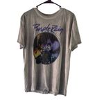 Prince Women's Size‎ Large Grey Purple Rain Graphic T Shirt Gray Photo 1