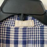 CP Shades CP‎ Shades Shirt Tunic Mini Dress Blue Plaid S Photo 1