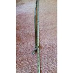 Banana Republic Metallic Leather Skinny Belt Knot Style Pewter Silver Photo 7