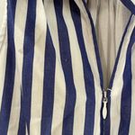J.Crew  TUSHAR BLUE WHITE STRIPE HALTER BOW TIE WIDE LEG JUMPSUIT sz 6 Photo 6