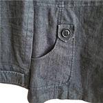 Sandro  DARK GRAY STRETCHY COTTON DOUBLE BREAST JACKET M Photo 3