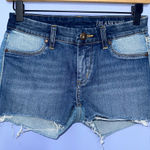 BLANK NYC Patchwork Denim Cutoff Micro Mini Shorts EUC Size 27 Photo 0