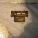 Aerie  Sherpa Pullover Size Medium Fleece Pale Blue Warm Mock Neck Photo 2