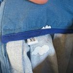 London Cityscape Print Double Decker Bus Taxi Blue Red Pleated Skirt Size XS Photo 6