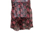 Anthropologie 2/$30  Pins Needles Sheer Babydoll Floral Tiered High Low Tank Top Photo 3